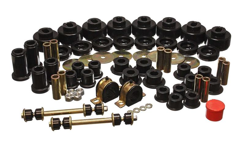 Chevrolet Silverado Master Bushing Kit - Energy Suspension - Hyper-Flex System - Black - `01-`06